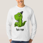 Tea Rex T-Rex Dinosaurier Dino Kaffee Hot Drink Co T-Shirt (Vorderseite)