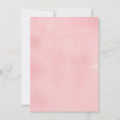 Tea-Rex Tutu Party Dinosaur Girl Pink 3. Geburtsta Einladung (Rückseite)