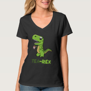 Tea Rex Tyrannosaurus Rex Dinosaurier Tea Hot Drin T-Shirt