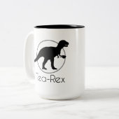 Tea Rex Zweifarbige Tasse (Vorderseite Links)