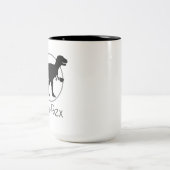 Tea Rex Zweifarbige Tasse (Mittel)