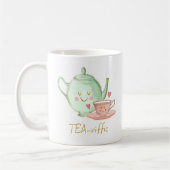 Tea-riffic, Teekanne, Teekocher, Herz & Rose Tasse (Links)