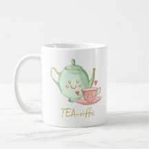 Tea-riffic, Teekanne, Teekocher, Herz & Rose Tasse