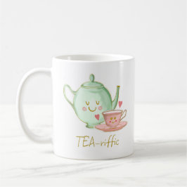 Tea-riffic, Teekanne, Teekocher, Herz & Rose Tasse