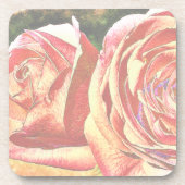 Tea Rose aus dem Garten Getränkeuntersetzer (Vorderseite)