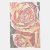 Tea Rose aus dem Garten Handtuch (Vertikal)