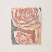 Tea Rose aus dem Garten Puzzle (Vertikal)