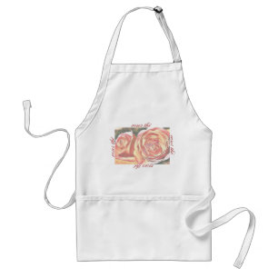 Tea Rose aus dem Garten Schürze