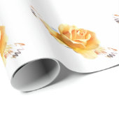 Tea Rose Geschenkpapier (Rolleneckpunkt)