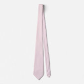 Tea Rose Pink Einfarbig  Krawatte (Vorderseite)