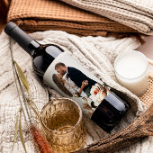 Tea Rose Wedding Weinetikett