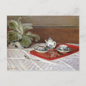 Tea Set Still Life Claude Monet Postkarte (Vorderseite)