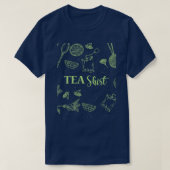 Tea Shirt Tea Lover Tea Addict (Design vorne)