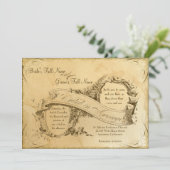 Tea Stated Vintage Wedding 1 - Einladung (Stehend Vorderseite)