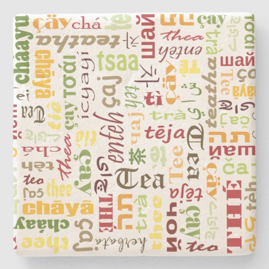 Tea Steinuntersetzer (Vorderseite)