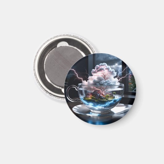 Tea-Storm Magnet (Vorderseite/Rückseite)