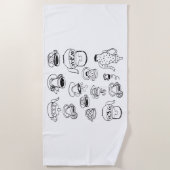 Tea Strandtuch (Vorderseite)