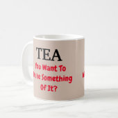TEA Strong COFFEE TASSE (Vorderseite Links)