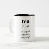 Tea-Tasse Zweifarbige Tasse (Vorderseite Links)