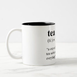 Tea-Tasse Zweifarbige Tasse