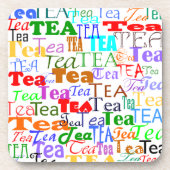 Tea Tea Tea! Getränkeuntersetzer (Vorderseite)