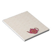 Tea Teapots Notizblock (angewinkelt)