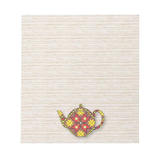 Tea Teapots Notizblock (Vorderseite)