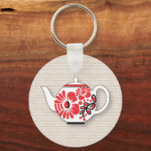 Tea Teapots Schlüsselanhänger (Vorderseite)