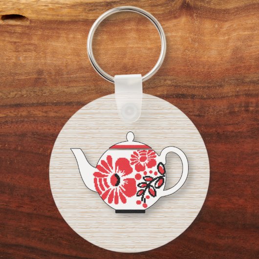 Tea Teapots Schlüsselanhänger (Vorderseite)