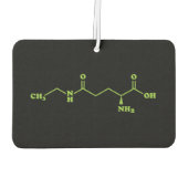 Tea Theanine Molecular Chemical Formel Autolufterfrischer (Rückseite)