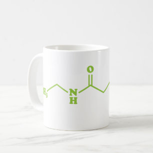 Tea Theanine Molecular Chemical Formel Kaffeetasse