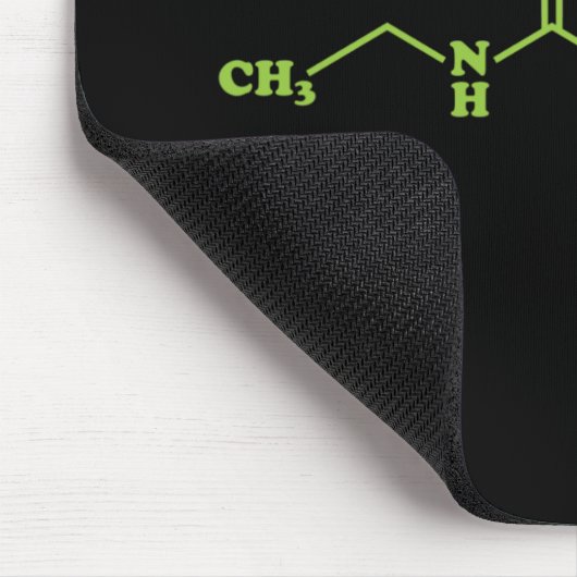 Tea Theanine Molecular Chemical Formel Mousepad (Ecke)