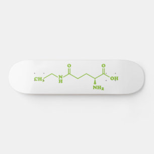 Tea Theanine Molecular Chemical Formel Skateboard