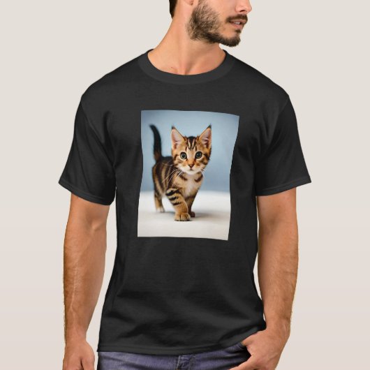 tea tiger kitten T-Shirt (Vorderseite)
