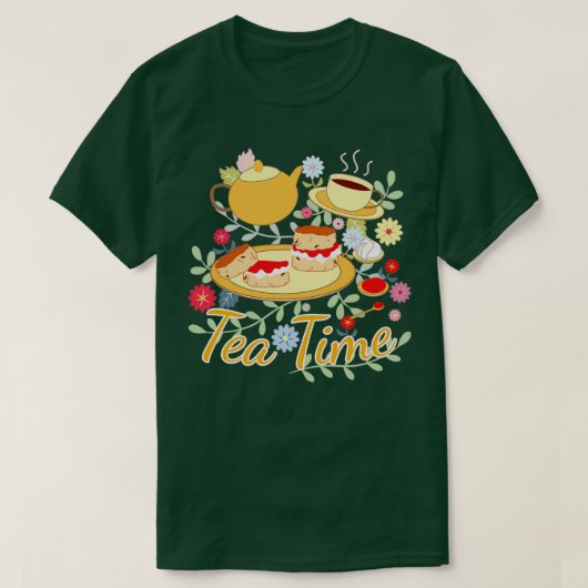 Tea Time 6 1 T-Shirt (Design vorne)