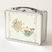 Tea Time Art, Grafik Design Metall Brotdose (Vorderseite)