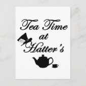 Tea Time at Hatter Postkarte (Vorderseite)