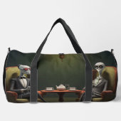 Tea time auf der seltsamen Seite. 2 Duffle Bag (Vorderseite)
