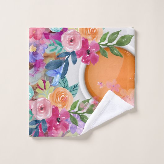 Tea Time Badhandtuch Set (Waschlappen)