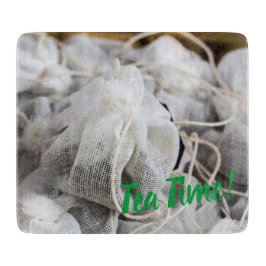 Tea Time Bag für Teeliebhaber Schneidebrett