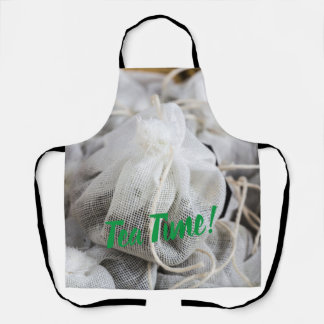Tea Time Bag für Teeliebhaber Schürze