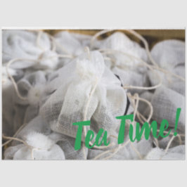 Tea Time Bag für Teeliebhaber Seidenpapier