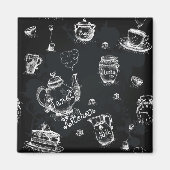 Tea Time Black Magnet (Vorne)