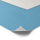 Tea Time Blue Pot Poster (Ecke)