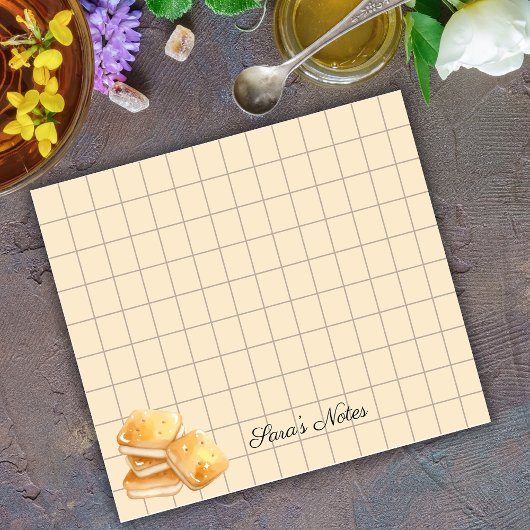 Tea Time Butter Biscuits - Personalized Grid Stick Post-it Klebezettel