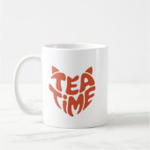 Tea Time Cat Face Kaffeetasse (Links)