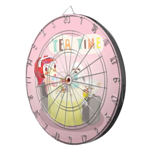 Tea Time Dartscheibe (Vorderseite rechts)