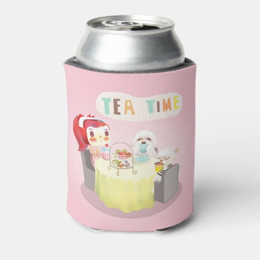 Tea Time Dosenkühler (Kanne Rückseite)