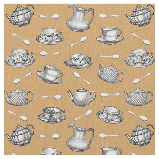 TEA TIME FABRIC STOFF (Nahaufnahme)