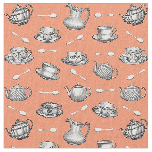 TEA TIME FABRIC STOFF (Nahaufnahme)